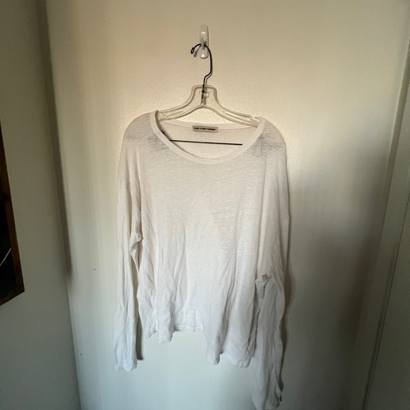 Every Other Thursday Men’s White Long Sleeve Shirt Casual Lightweight USA M - Picture 2 of 6